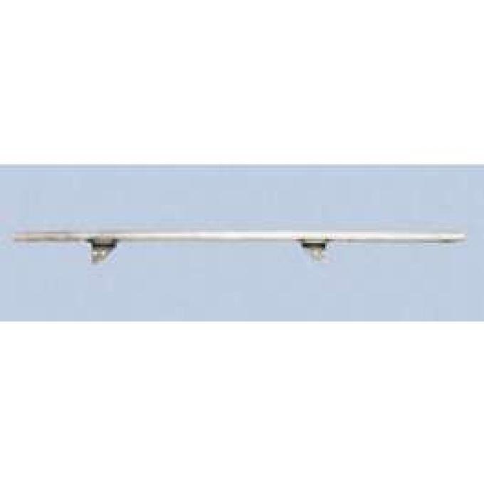 Chevy Rear Door Glass Setting Channel, Left, 4-Door Sedan &Wagon, 1955-1957