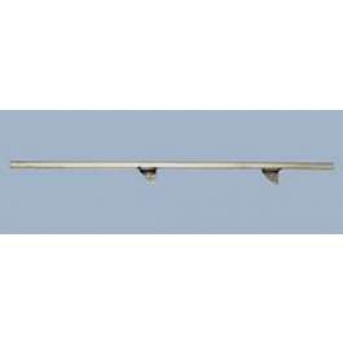 Chevy Rear Door Glass Setting Channel, Right, 4-Door Sedan & Wagon, 1955-1957