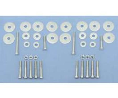 Chevy Body Mount Bolt & Washer Kit, 2 & 4-Door Sedan, 1955-1957