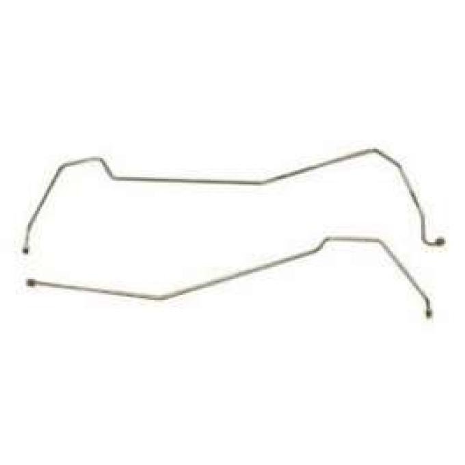 Chevy Transmission Cooling Lines, Turbo Hydra-Matic 700R4, Small Block, With Radiator In V8 Position, 1955-1957