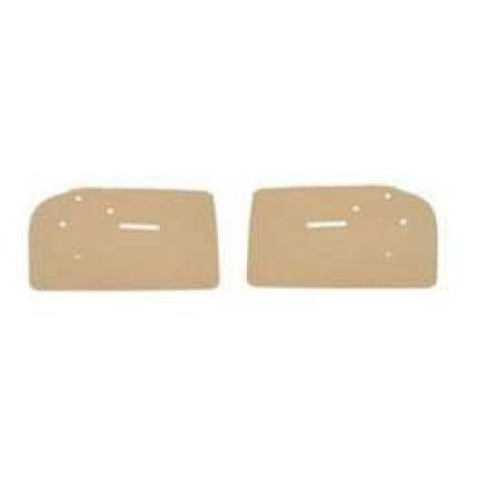 Chevy Cardboard Interior Door Panels, 2-Door Hardtop & Convertible, Bel Air, 1956