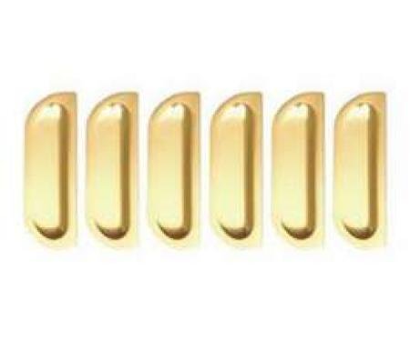 Chevy Fender Louvers, Gold, Bel Air, 1957