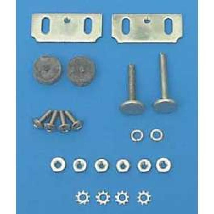 Chevy Glass Adjusting Stop Assembly, 2 & 4-Door Hardtop Or Convertible, Nomad, 1955-1957