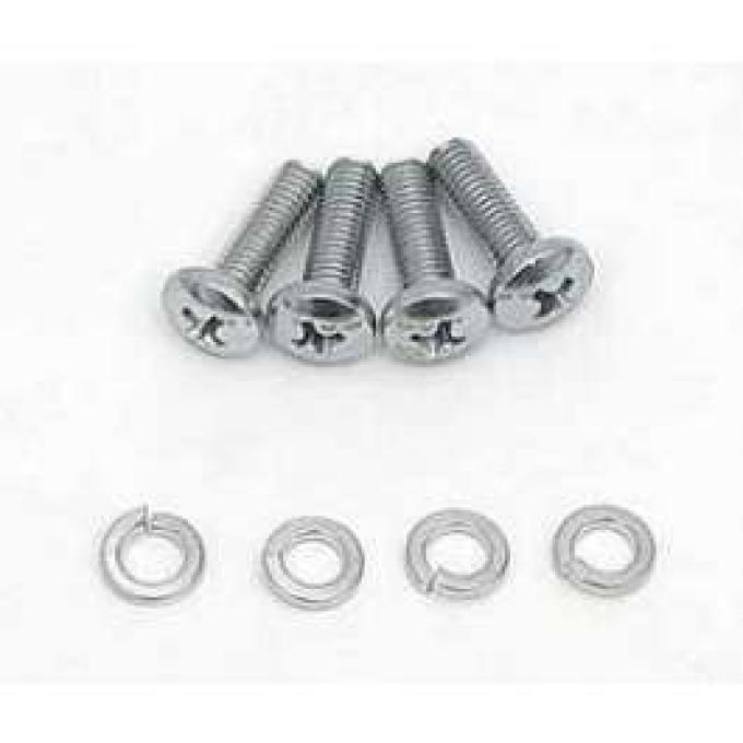 Chevy Vent Cable To Dash Screw & Washer Set, 1955-1957