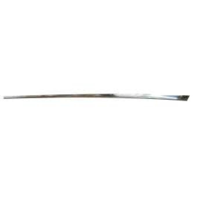 Chevy Quarter Molding, Stainless Steel, Long, Left, Lower, Bel Air & 210 2-Door, 1957