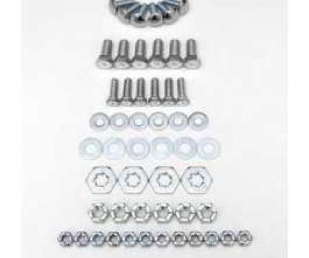 Chevy Bumper Hardware Kit, Rear, 1957