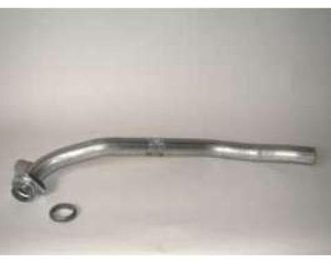 Chevy Aluminized Dual Exhaust Pipe, Non-Convertible, 283ci,Left, 1957
