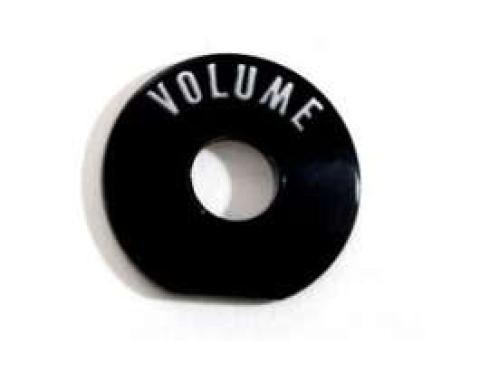 Chevy Radio Volume Bezel Insert, Plastic, 1957