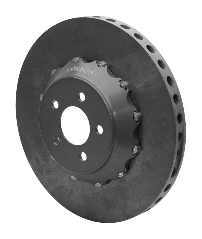 Wilwood Brakes C/SiC Rotor & Bobbin Mount Hat Assembly 165-15357