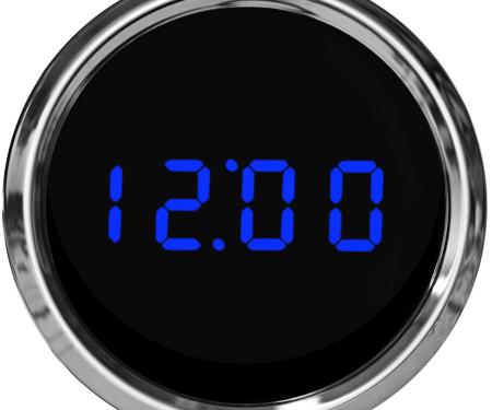 Intellitronix Clock LED Digital Chrome Bezel MS8009