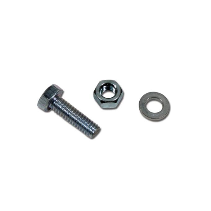 Corvette Cable Clamp Nut/Bolt/Lw, on Frame, 1964-1966