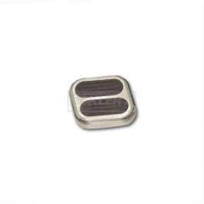 Early Chevy Aluminum Dimmer Switch Cover, With Rubber Inserts, Lokar, 1949-1954