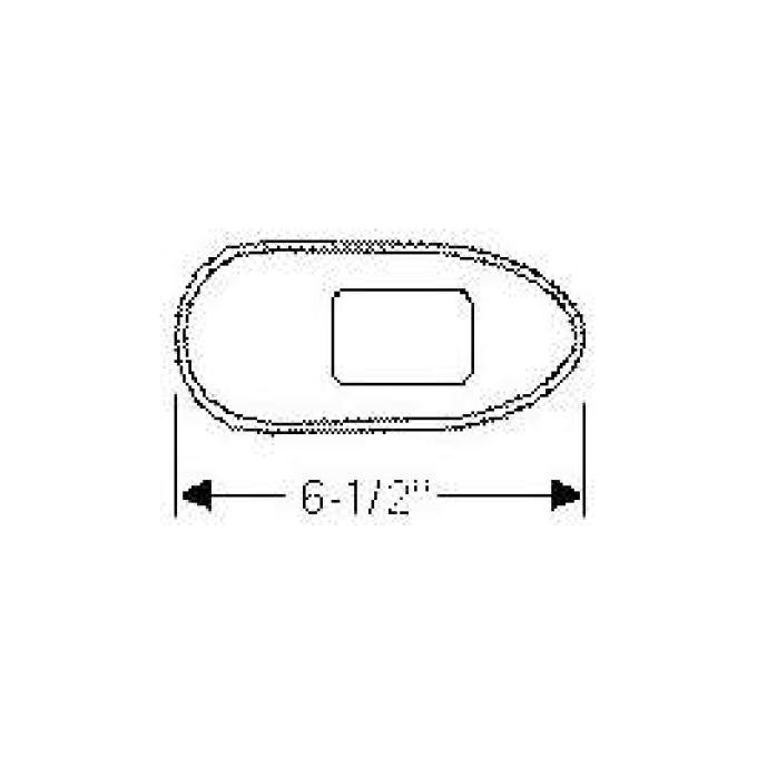 Chevy Mounting Gaskets, Taillight Housing To Quarter Panel,1949-1950