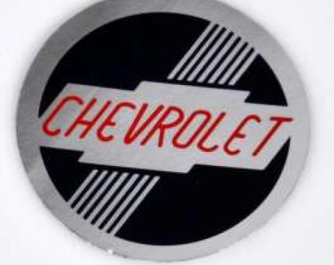 Chevy Heater Box Decal, 1951-1952