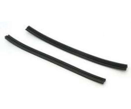 Chevy Weatherstripping, Rear Quarter Window, Vertical, Bel Air 2-Door Hardtop And Convertible, Without Cloth Covering, 1949-1954