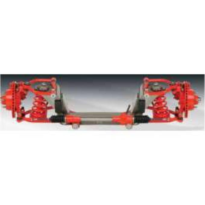 Chevy Independent Front Suspension Kit, Heidt's IFS, Manual Rack And Pinion Steering And 2 Dropped Spindles, 1949-1954