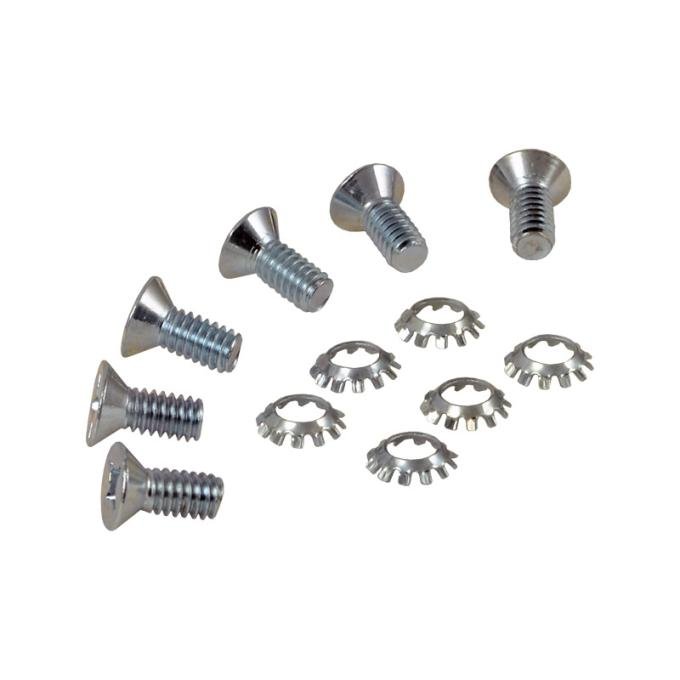 Dennis Carpenter Door Latch Screws - Set of (6) - 1966-77 Ford Bronco 382542-ST6