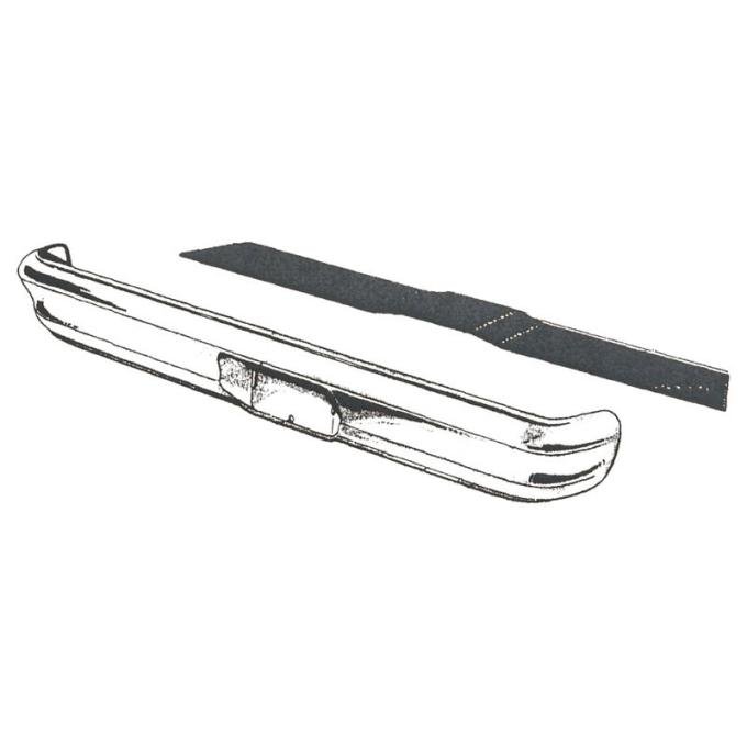 Dennis Carpenter Bumper Seal - 1964-65 Ford Car   C4DZ-17808-A