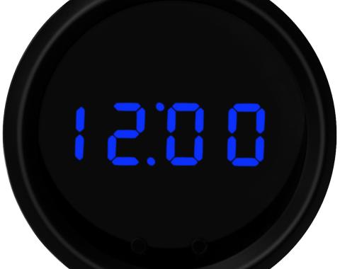 Intellitronix Clock LED Digital Black Bezel M8009