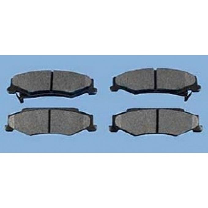 Corvette Rear Brake Pads, AC Delco Dura Stop Ceramic Friction, 1997-2013