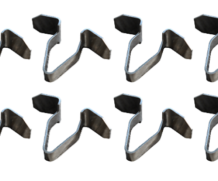 Key Parts '55-'59 Dash Molding with Clips (8) 0847-047