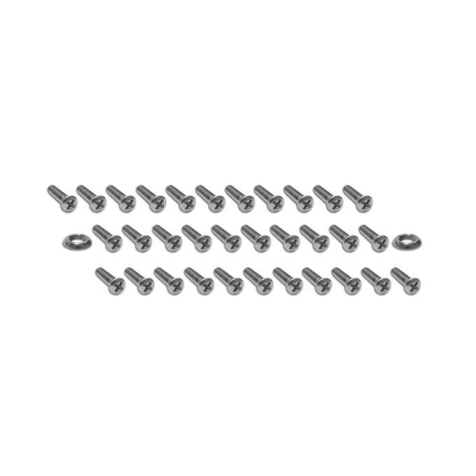 Redline Restomotive® 1963 Chevrolet Corvette Coupe 34 Piece Rear Window Trim Screw Set