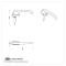 United Pacific Exterior Door Handle Set For 1947-51 Chevy & GMC Truck (Pair) C475001