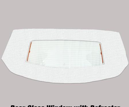 Kee Auto Top HG0351DF06SDX Convertible Rear Window - Vinyl, Direct Fit