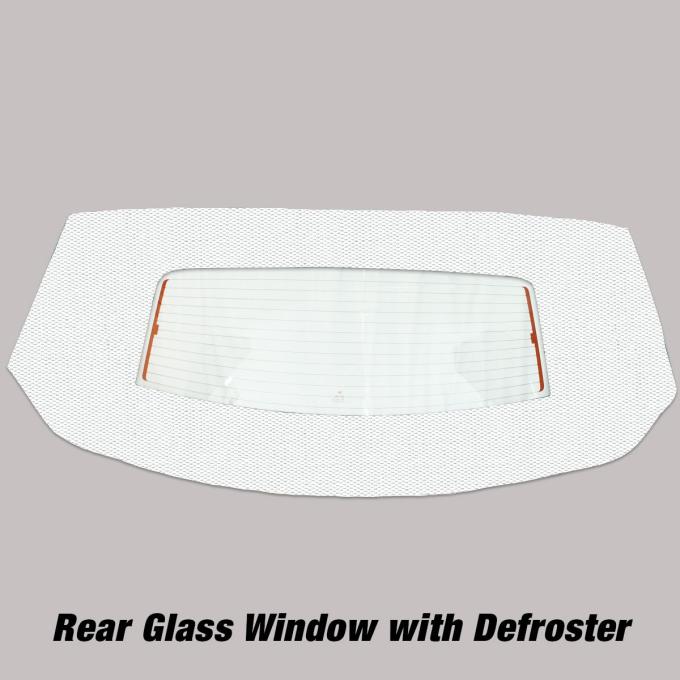 Kee Auto Top HG0351DF06SDX Convertible Rear Window - Vinyl, Direct Fit
