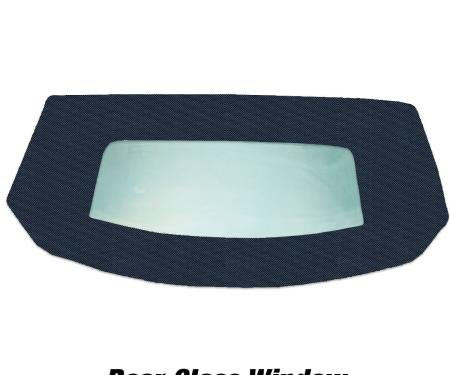 Kee Auto Top HG0133TN16SP Convertible Rear Window - Vinyl, Direct Fit