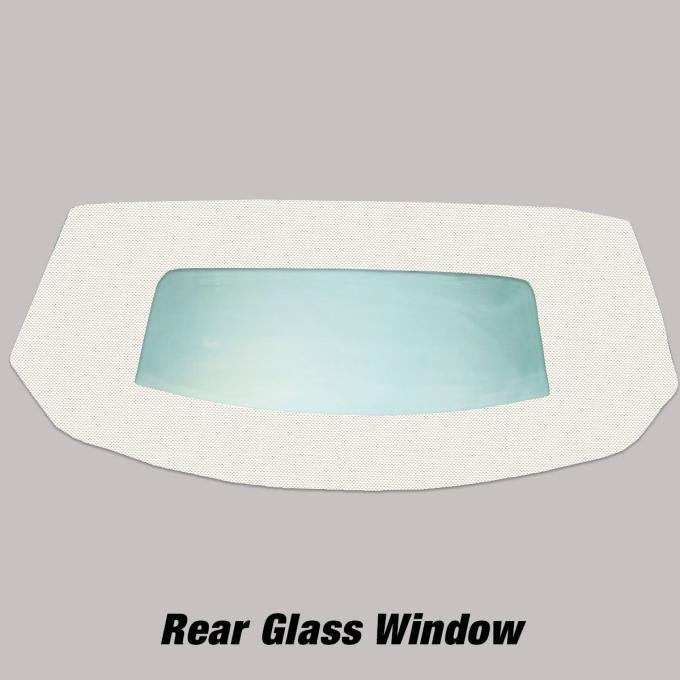 Kee Auto Top HG0118TN21SP Convertible Rear Window - Vinyl, Direct Fit