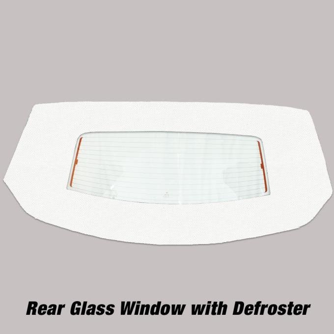 Kee Auto Top HG0165DF53SP Convertible Rear Window - Vinyl, Direct Fit