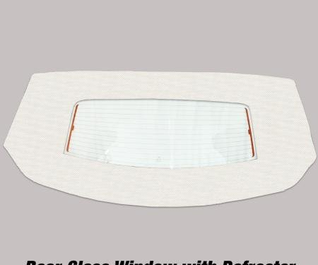 Kee Auto Top HG0351DF21SP Convertible Rear Window - Vinyl, Direct Fit