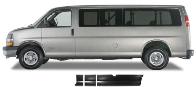 Key Parts '96-'17 Lwb Front Lower Quarter Panel Filler, LH 0812-110