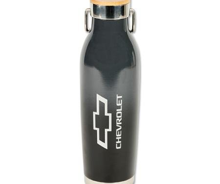 Chevrolet Gold Bowtie Gradient Steel Water Bottle