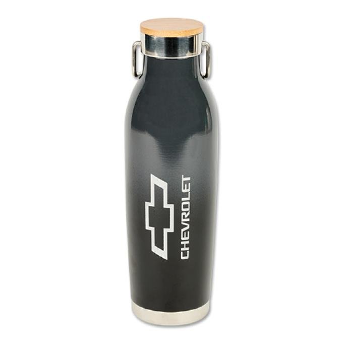 Chevrolet Gold Bowtie Gradient Steel Water Bottle