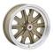 Legendary Wheels 1964-1973 Ford Mustang 17 X 7 Legendary HB45 Alloy Wheel, 5 on 4.5 BP, 4.25 BS, 5 Lug, Gold Haze LW90-70754F