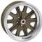 Legendary Wheels 1964-1973 Ford Mustang 17 X 8 Legendary HB45 Alloy Wheel, 5 on 4.5 BP, 4.75 BS, 5 Lug, Gold Haze LW90-70854F