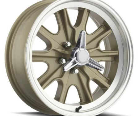 Legendary Wheels 1964-1973 Ford Mustang 17 X 7 Legendary HB45 Alloy Wheel, 5 on 4.5 BP, 4.25 BS, 5 Lug, Gold Haze LW90-70754F