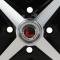 Legendary Wheels 1964-1973 Ford Mustang 15 X 6 Magnum 400, 4 on 4.5 BP, 3.75" BS, Gloss Black / Machined LW40-50644A
