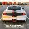 GlassSkinz 2015-2020 Mustang Tekno 3 Rear Window Valance / Louver TEKNO3S550