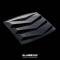 GlassSkinz 2011-20 Charger Bakkdraft Rear Window Valance / Louver BAKKDRAFTCHGR | Satin Black SB