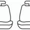Covercraft 2009-2015 Toyota Tacoma Precision Fit Endura Front Row Seat Covers GTT1011ABENCC