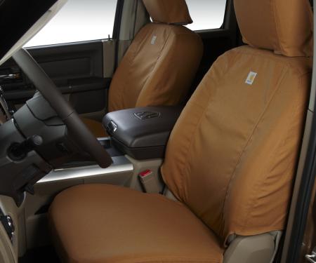Covercraft 2016-2023 Toyota Tacoma Carhartt SeatSaver Custom Seat Cover, Brown SSC8452CABN