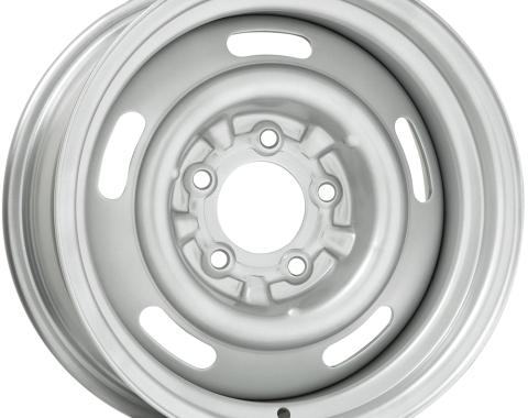 Wheel Vintiques 15x7 Corvette Style Rallye Silver 5x4.75" bolt 4.50" backspace 30-5734042
