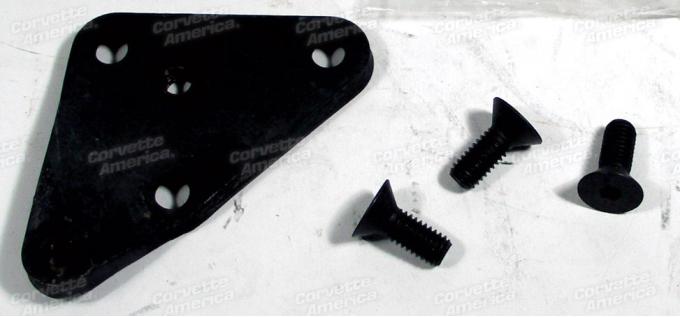 Corvette Shifter Mount Plate, 4 Speed 66E, 1964-1966