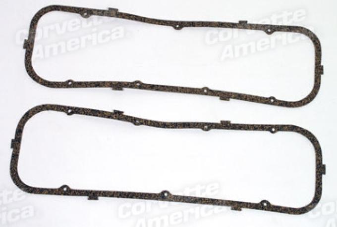 Corvette Valve Cover Gaskets, 396/427, 1965-1974