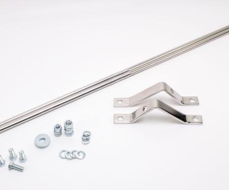 AMD Fender to Firewall Brace Kit, Stainless Steel, LH/RH Pair, 47-55 Chevy Truck ('55 1st Series) 261-4047-SSP