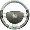 Wheelskins Genuine Leather Steering Wheel Cover, Eurotone Two-Color