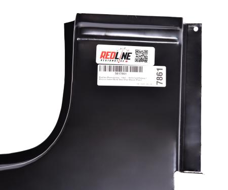 Redline Restomotive® 1967-1979 Ford Pickup / Bronco Lower Right Door Post Repair Panel